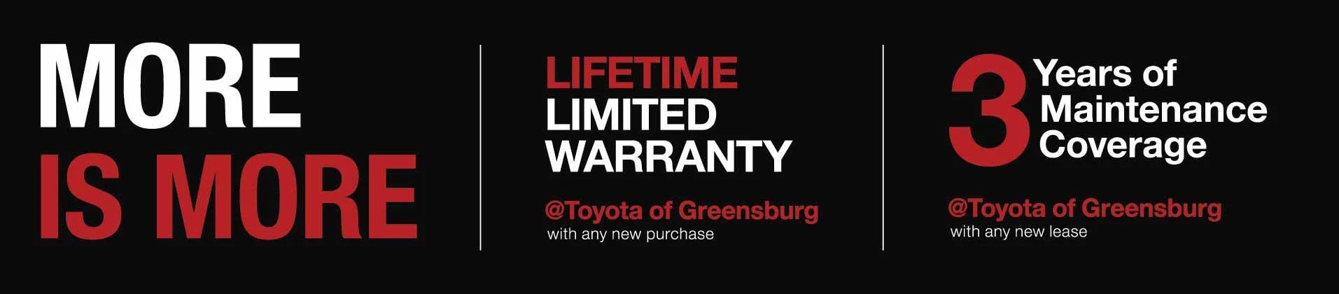 Lifetime Warranty at Toyota of Greensburg in Greensburg PA
